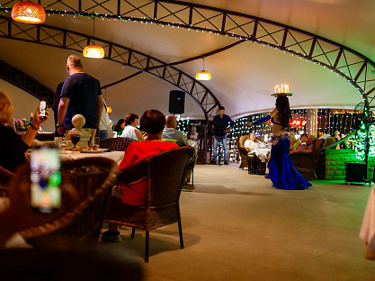 Пансионат «Плаза» г. Ессентуки. Летнее кафе «Шатер»